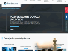 Tablet Screenshot of eurospektrum.pl